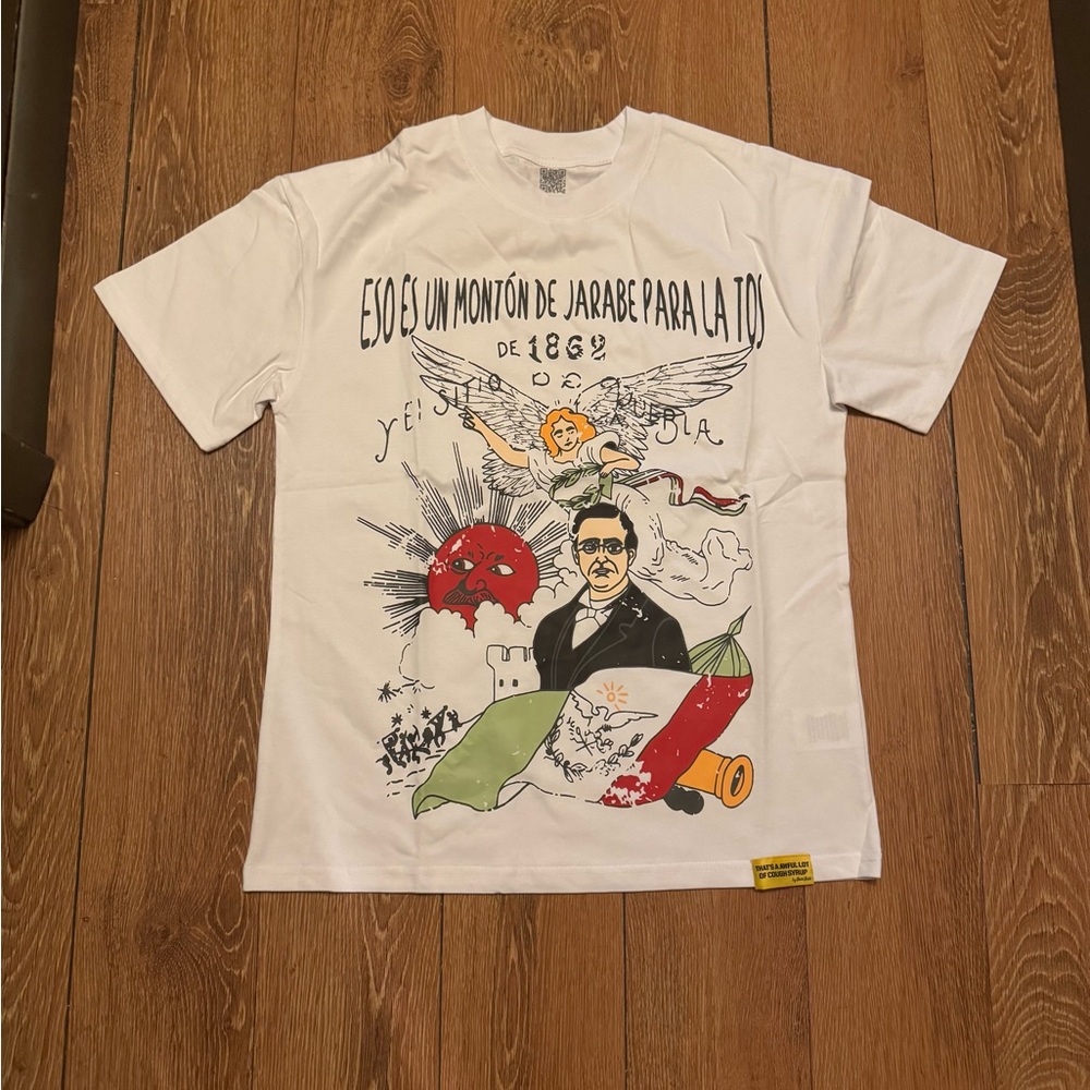 That’s A Awful Lot Of Cough Syrup T-Shirt ‘White’

Size: S